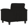 vidaXL Sessel Schwarz 60 cm Mikrofasergewebe 359552 Bild 5