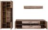 Wohnwand Modesto / Modena, Holzwerkstoff, Holzfarben, 295 x 209 x 50 cm Bild 2