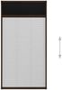 vidaXL Insektenschutz-Plissee für Fenster Aluminium Braun 80x160 cm 148658 Bild 4