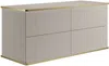 Vente-unique - KELIZA Waschbeckenmöbel Holz, Platte Beige - B 47 cm x H 54 cm x L 120 cm Bild 3