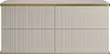 Vente-unique - KELIZA Waschbeckenmöbel Holz, Platte Beige - B 47 cm x H 54 cm x L 120 cm Bild 2