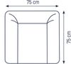 Zöllner Wickelauflage Softy Rand 3-seitig abgesteppt 85x75 Igelchen Bild 5