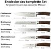 LIVINA HOME Messer-Set Profi Chefmesser Set – Scharfe 20 cm Klinge aus hochwertigem Edelstahl (1-tlg), Schneidemesser, Küchenmesser, Kochmesser, Oster Deal Sale! Bild 4