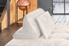 KAWOLA Sofa WIOLO Schlafsofa Daybed velvet cremeweiß 80 x 110 x 240 cm Bild 4