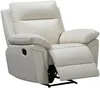 Vente-unique - PAKITA Sessel Leder Weiß - B 92 cm x H 102 cm x L 98 cm Bild 4