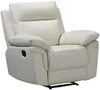 Vente-unique - PAKITA Sessel Leder Weiß - B 92 cm x H 102 cm x L 98 cm Bild 5