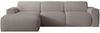 Selsey 'Bouvi' Ecksofa, Ottomane links, graubraun, Bouclé Bild 5