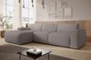 Selsey 'Bouvi' Ecksofa, Ottomane links, graubraun, Bouclé Bild 3