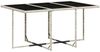 vidaXL 7-tlg. Garten-Essgruppe mit Kissen Hellgrau Poly Rattan 3211091 Bild 4