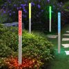 Acht LED Außen Steckleuchten mit Farbwechsler Bild 5