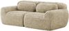 Ecksofa mit großzügiger Sitzfläche, Plüschstoff, modulares Design, Hellkhaki, 2-teilig, sofort einsatzbereit,204*104*73 cm Bild 4
