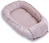 Loolay Kuschelnest BABYNEST + Matratze Premium Babyausstattung - Baumwolle & Samt Velours, (MUSTER: ROSA Samt Velour/ Mini PUNKTE Rosa, 2-tlg, Liebevoll handgefertigt Nestchen! Geborgenheit Komfort für Neugeborene), Premium Ausstattung - 100% Europäisc... Bild 4