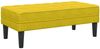 vidaXL Bank mit Kissen Gelb 113 x 57 x 39 cm Samt 42001954 Bild 2