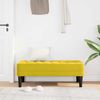 vidaXL Bank mit Kissen Gelb 113 x 57 x 39 cm Samt 42001954 Bild 3
