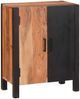 vidaXL Sideboard Braun 55 x 30 x 75 cm Massivholz Akazie 4104006 Bild 2