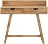 vidaXL Schreibtisch 100x45x90 cm Raues Massives Mangoholz 328269 Bild 2