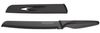 ECHTWERK 'EW-SS-0130' Brotmesser mit Klingenschutz, Edelstahl schwarz, 20 cm Bild 1