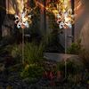 LED Solarleuchte, Windrad, Erdspieß, gold-silber, H 92 cm Bild 3