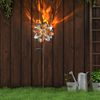 LED Solarleuchte, Windrad, Erdspieß, gold-silber, H 92 cm Bild 2