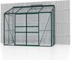 Vitavia Anlehngewächshaus Ida 3300 BxT 255x132 cm 3,3m² ESG Glas Alu smaragd Bild 3