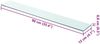 vidaXL Regalboden Glas Transparent 90x12 cm 243837 Bild 3