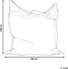 Beliani 'FUZZY' Sitzsack mit Innensack, Polyester, Gelb, 600 l Bild 2