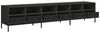vidaXL TV-Schrank Schwarz 202x39x43,5 cm Kaltgewalzter Stahl 3307155 Bild 4