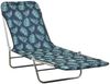 vidaXL Klappbare Sonnenliegen 2 Stk. Stahl und Stoff Blattmuster 310346 Bild 2
