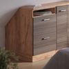 Küchenschrank für Dachschrägen R-Line Edelgrau 60 cm mit 2 Schubladen, Schrankkorpus 60 cm Tiefe Vicco Bild 4