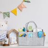 Relaxdays Baby Windel Caddy Filz Bild 2