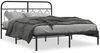 vidaXL Bettgestell mit Kopfteil Metall Schwarz 140x200 cm 377118 Bild 2