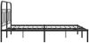 vidaXL Bettgestell mit Kopfteil Metall Schwarz 140x200 cm 377118 Bild 5