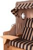 Strandkorb Komplettset - bene living - Ammersee Grande XL Teak - PE grau - Modell 581 - inkl. Liftersystem Bild 4
