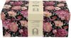 DUO FLORAL 2er-Set königliche Tassen 300 ml SPRING ROSES BLACK New Bone China Porzellan Bild 5