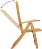 vidaXL Gartenstühle 8 Stk. Klappbar Massivholz Akazie und Textilene 3279246 Bild 4