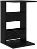 vidaXL Beistelltisch, Holz Eichen-Optik Schwarz, 40 x 35 x 60,5 cm Bild 2