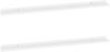 vidaXL Wandregale 2 Stk. Weiß 115x9x3 cm 326659 Bild 2