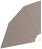 vidaXL Balkon Sichtschutz 140 x 140 cm Polyester Taupe 42000927 Bild 4