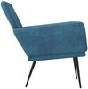 vidaXL Sessel Blau 62x79x79 cm Samt 351381 Bild 4