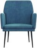 vidaXL Sessel Blau 62x79x79 cm Samt 351381 Bild 3
