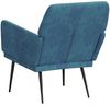 vidaXL Sessel Blau 62x79x79 cm Samt 351381 Bild 5