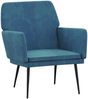 vidaXL Sessel Blau 62x79x79 cm Samt 351381 Bild 2