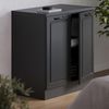 Küchenschrank für Dachschrägen R-Line Anthrazit Landhaus 80 cm ohne Schräge mit 2 Türen Vicco Bild 4