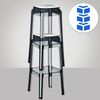 2er Set Barhocker Fox, transparent, Schwarz Bild 4