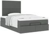 vidaXL Ottoman-Bett mit Matratze Dunkelgrau 120x190 cm Stoff 3313058 Bild 5