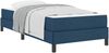 vidaXL Boxspringbett mit Matratze Blau 100 x 200 cm Stoff 3398471 Bild 2