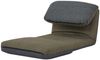 Schlafsessel HWC-E68, Schlafsofa Funktionssessel Klappsessel Relaxsessel, Stoff/Textil ~ khaki/dunkelgrau Bild 5