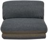 Schlafsessel HWC-E68, Schlafsofa Funktionssessel Klappsessel Relaxsessel, Stoff/Textil ~ khaki/dunkelgrau Bild 3