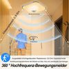FIVMEN LED Deckenleuchte Deckenlampe 15W/24W Wandleuchte mit Bewegungsmelder, LED fest integriert, Kaltweiß/Warmweiß, Rund/Eckig Bild 3