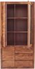 Vitrine Tina 100x190x45 aus Sheesham-Massivholz Bild 4